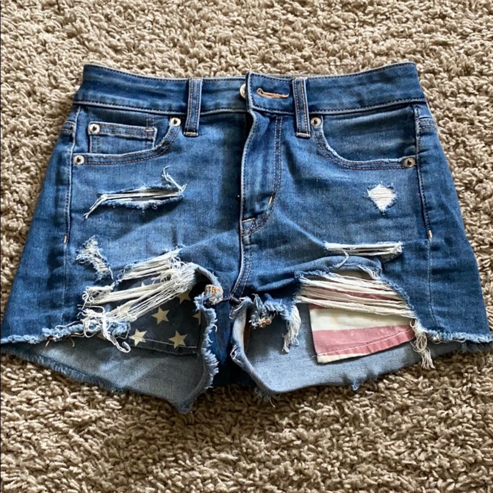 American flag shorts